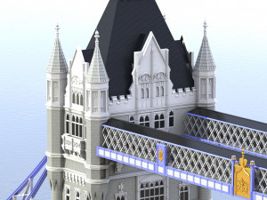 bridge london tower 3D Model