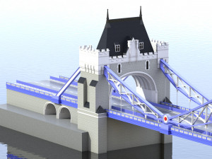 bridge london tower 3D Model
