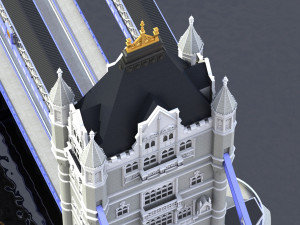 bridge london tower 3D Model