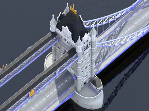 bridge london tower 3D Model