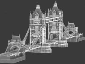 bridge london tower 3D Model