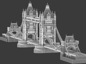 bridge london tower 3D Model