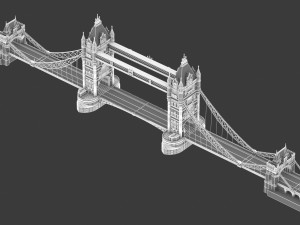 bridge london tower 3D Model