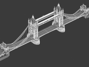 bridge london tower 3D Model
