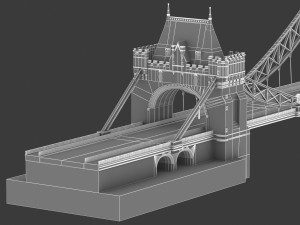 bridge london tower 3D Model
