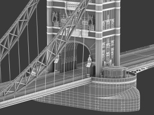 bridge london tower 3D Model
