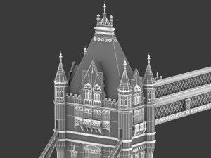 bridge london tower 3D Model