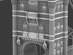 bridge london tower 3D Model