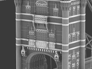 bridge london tower 3D Model