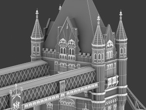 bridge london tower 3D Model