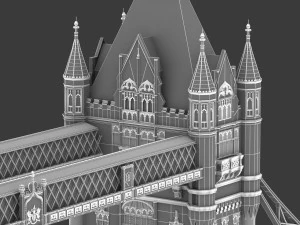 bridge london tower 3D Model