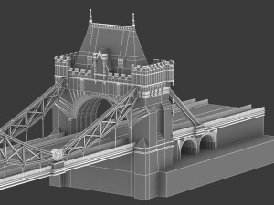 bridge london tower 3D Model