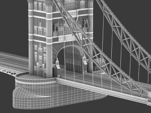 bridge london tower 3D Model