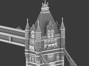 bridge london tower 3D Model