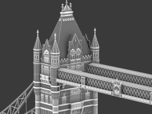 bridge london tower 3D Model