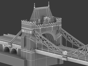 bridge london tower 3D Model