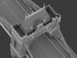 bridge london tower 3D Model