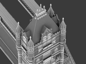 bridge london tower 3D Model