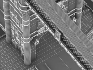 bridge london tower 3D Model