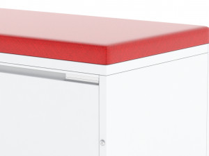 herman miller storage cabinet meridian 7 3D मॉडल