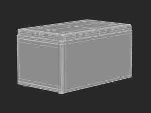 herman miller storage cabinet meridian 7 3D मॉडल
