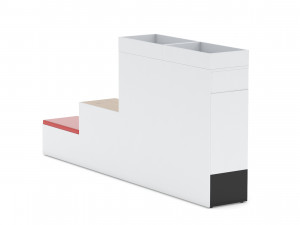 herman miller storage cabinet meridian 6 3D Model
