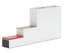 arm&aacute;rio de armazenamento herman miller meridian 6 Modelo 3D