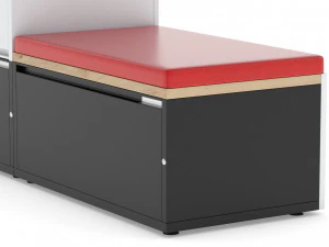 arm&aacute;rio de armazenamento herman miller meridian 6 Modelo 3D