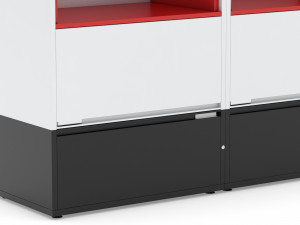 herman miller storage cabinet meridian 6 3D Model