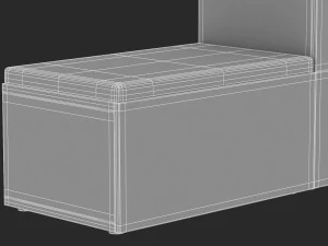 arm&aacute;rio de armazenamento herman miller meridian 6 Modelo 3D