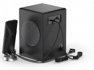 21 speakers system sound 3D Model