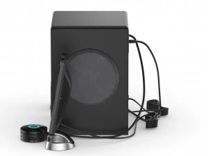 21 speakers system sound 3D Model
