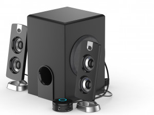 21 speakers system sound Modelo 3D