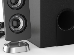 21 speakers system sound Modelo 3D