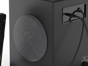 21 speakers system sound Modelo 3D