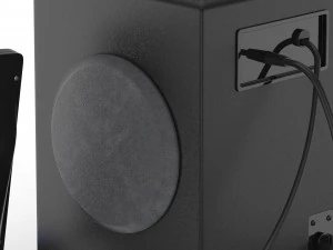 21 speakers system sound 3D Model
