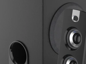 21 speakers system sound 3D Model