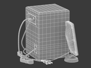 21 speakers system sound 3D Model