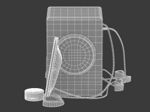 21 speakers system sound 3D Model