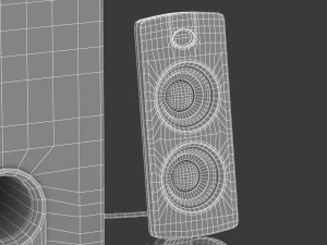 21 speakers system sound 3D Model