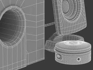 21 speakers system sound 3D Model
