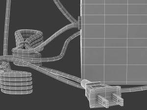21 speakers system sound 3D Model