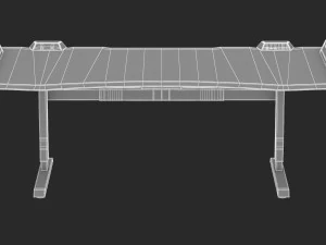 3d gaming desk 2 model 3D Model