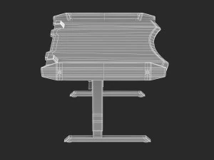 3d gaming desk 2 model 3D Model