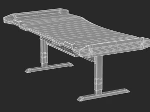 3d gaming desk 2 model 3D Model