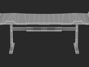 3d gaming desk 2 model 3D Model