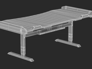 3d gaming desk 2 model 3D Model