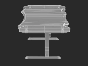 3d gaming desk 2 model 3D Model