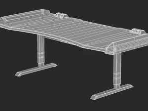 3d gaming desk 2 model 3D Model