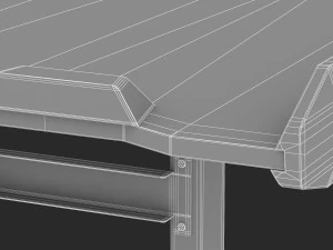 3d gaming desk 2 model 3D Model